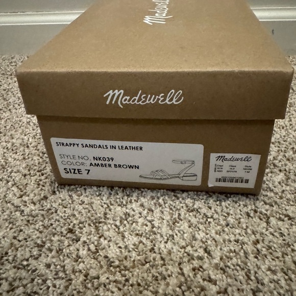 Madewell The Gena Strappy Leather Sandals, 7 - Picture 6 of 6